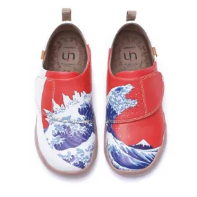 -Wavy Monster- kids Art Painted Fashion Shoes