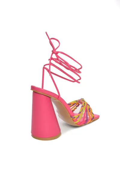 01-4337 Strappy high heel Sandal