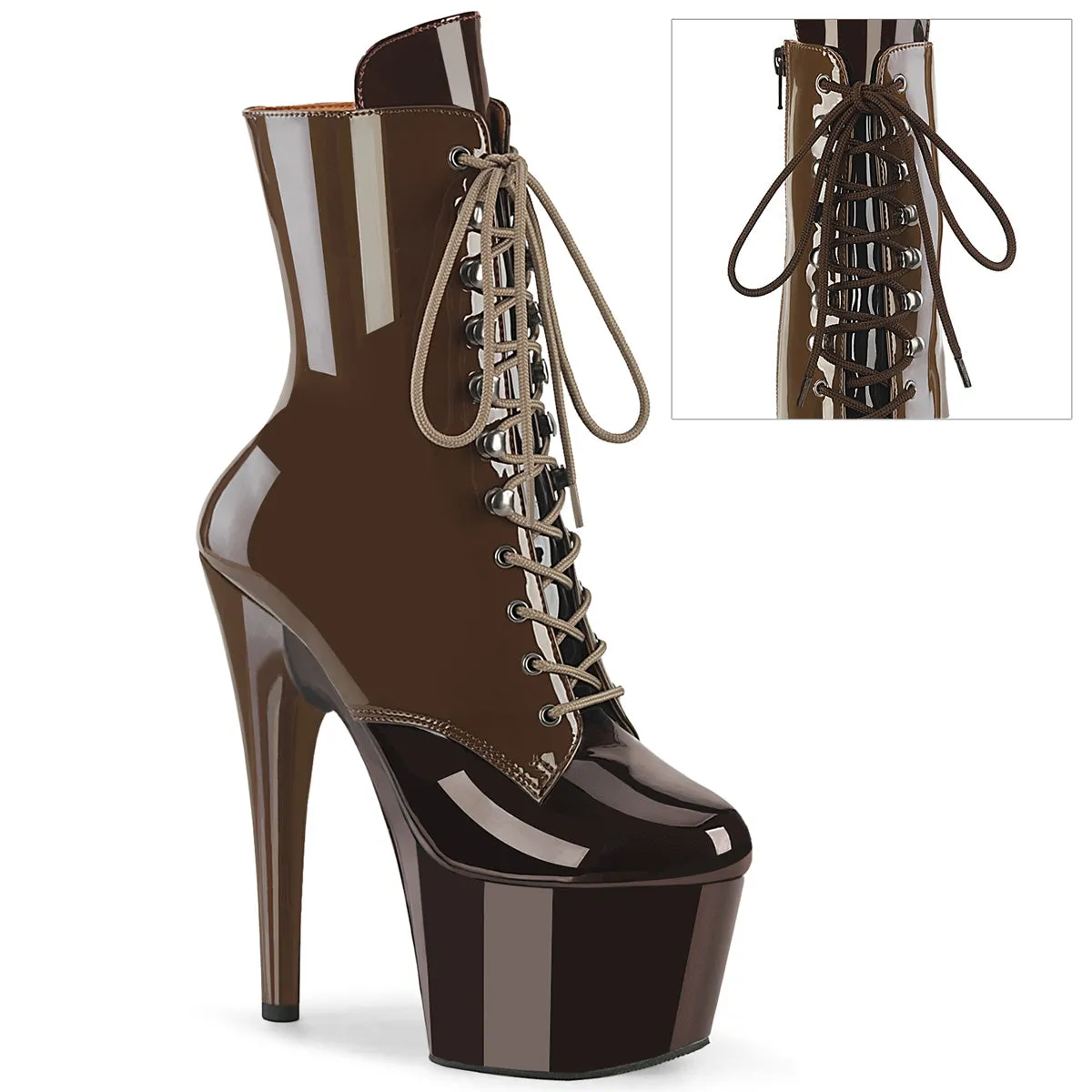 7 Inch Heel ADORE-1020DC Mocha-Coffe