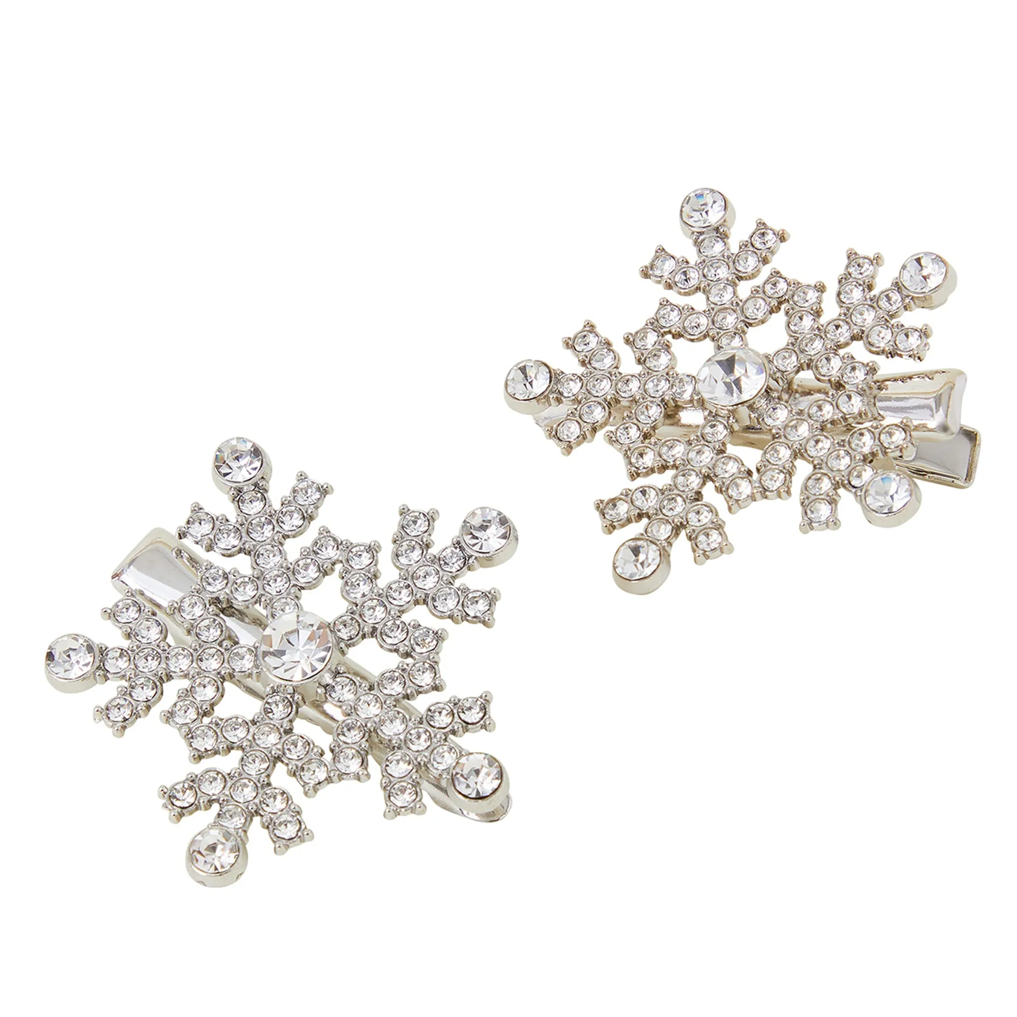 Accessorize London Snowflake Hair Clips Set Of Two