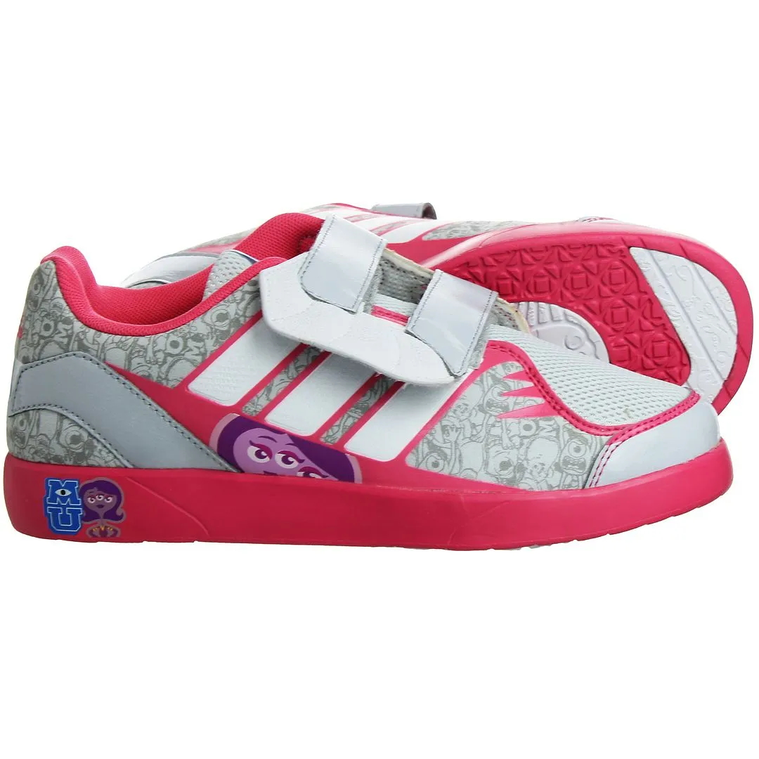 Adidas Disney Monsters University Kids Grey Athletic Trainers - Fun & Comfy Sneakers for Little Monsters