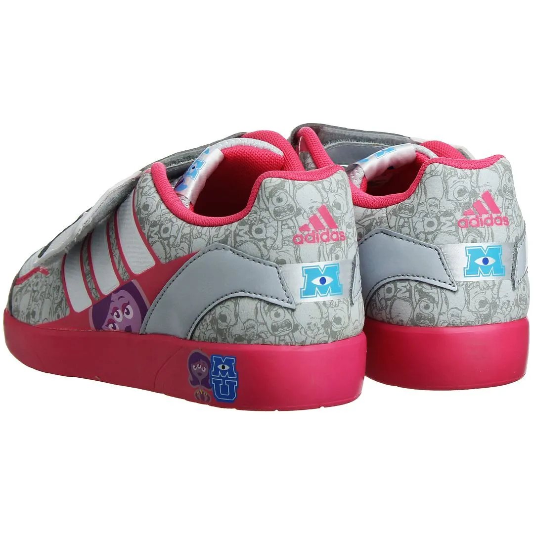 Adidas Disney Monsters University Kids Grey Athletic Trainers - Fun & Comfy Sneakers for Little Monsters