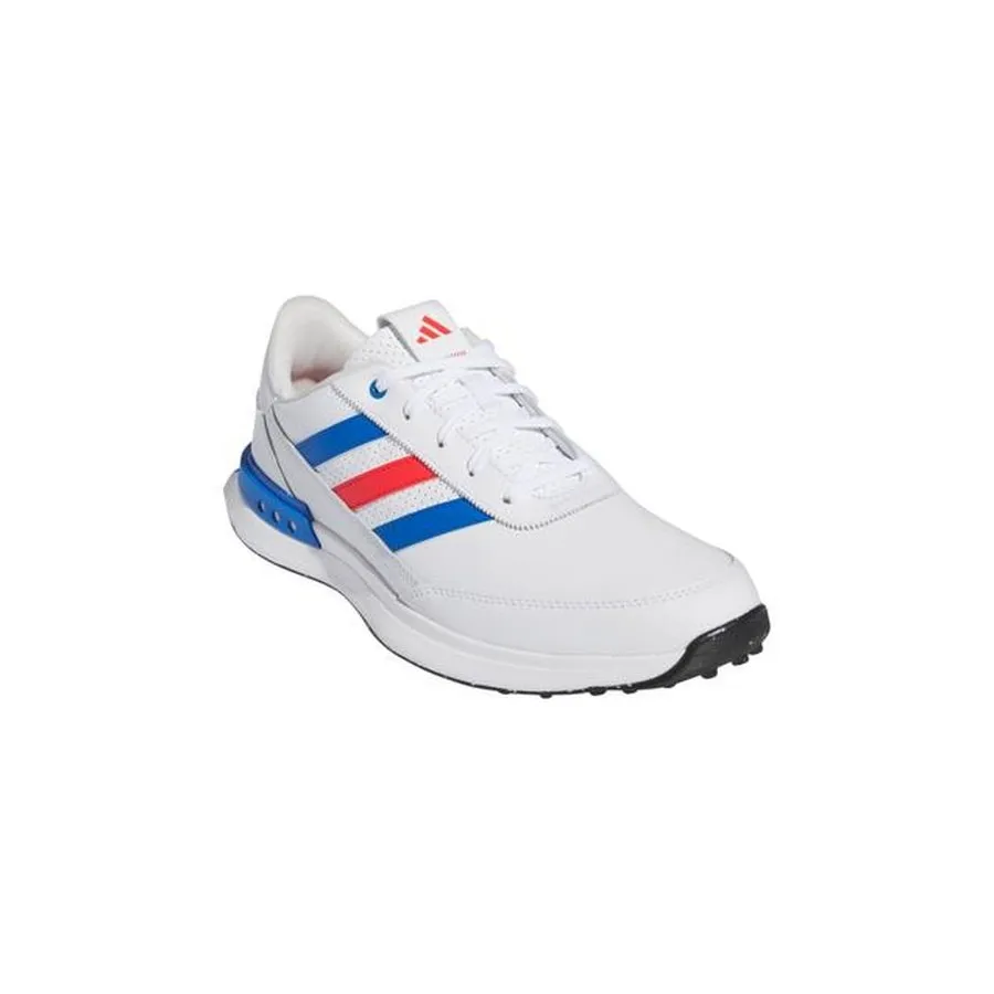 Adidas Men's S2G Spikeless Leather 24 Golf Shoes - White/Red/Blue