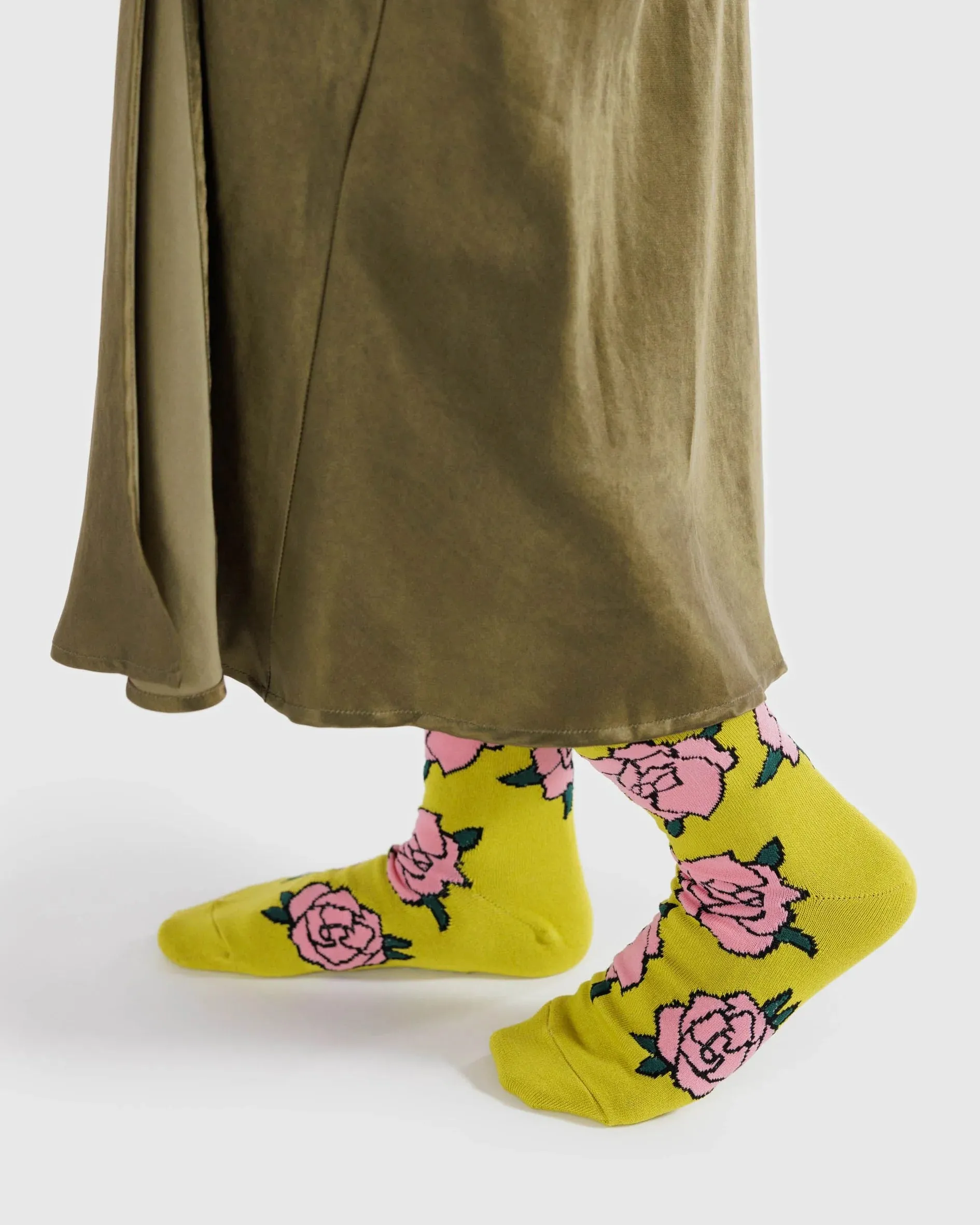 Baggu - Crew Sock | Rose