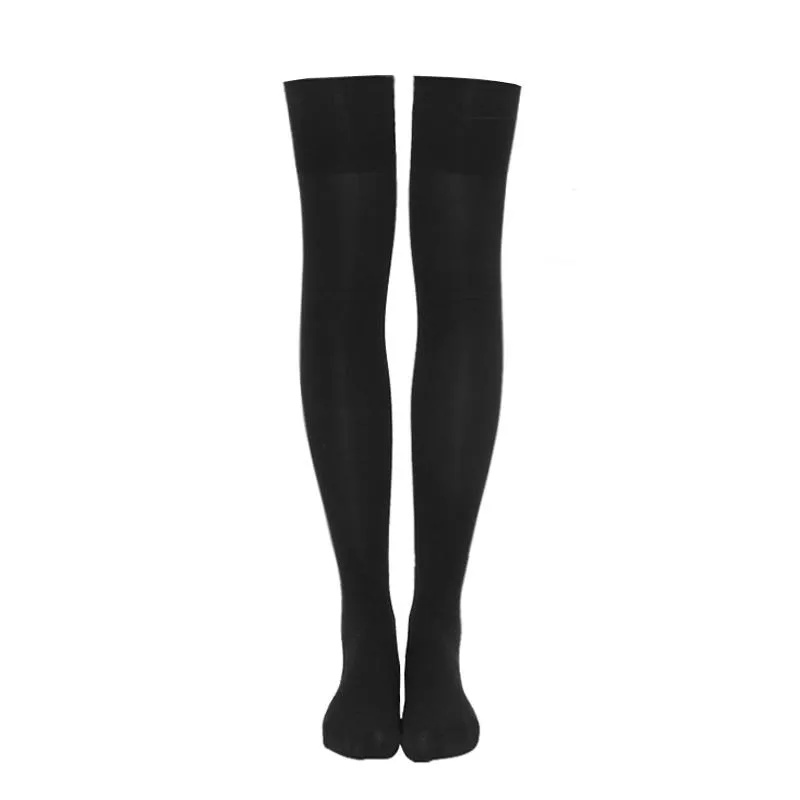 Black Velvet Thigh High Tights SD01068