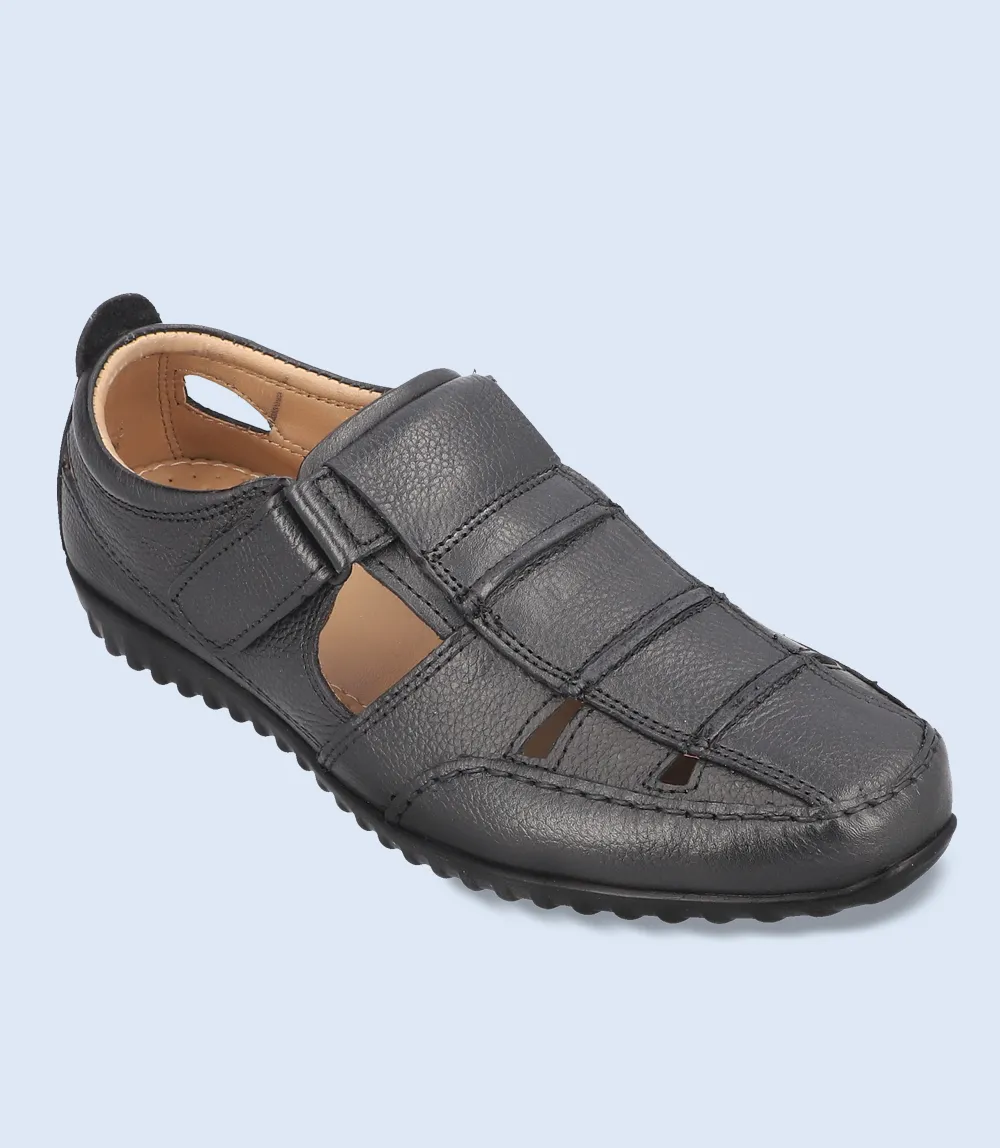 BM4642-BLACK-Men Sandal