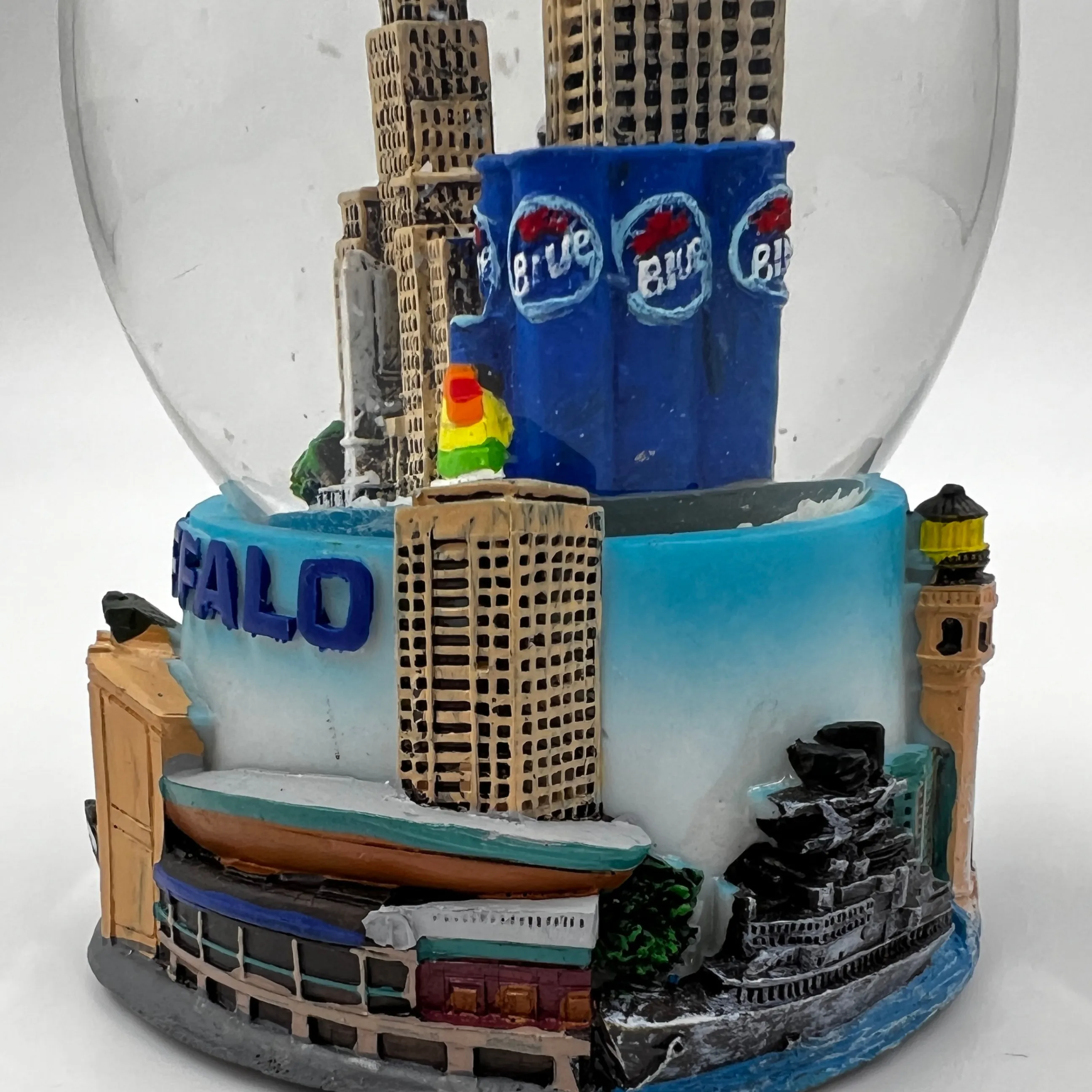 Buffalo Skyline Snow Globe