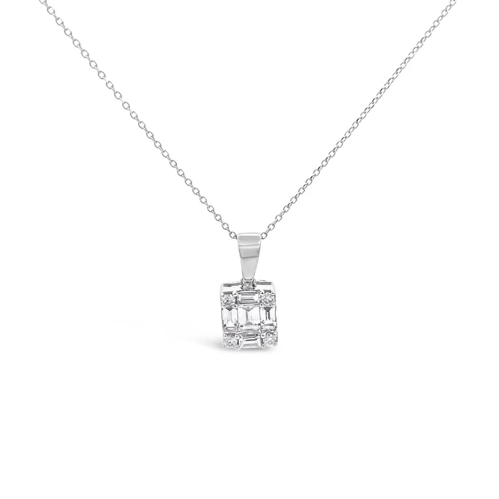 Clara by Martin Binder Baguette Diamond Pendant (0.77 ct. tw.)