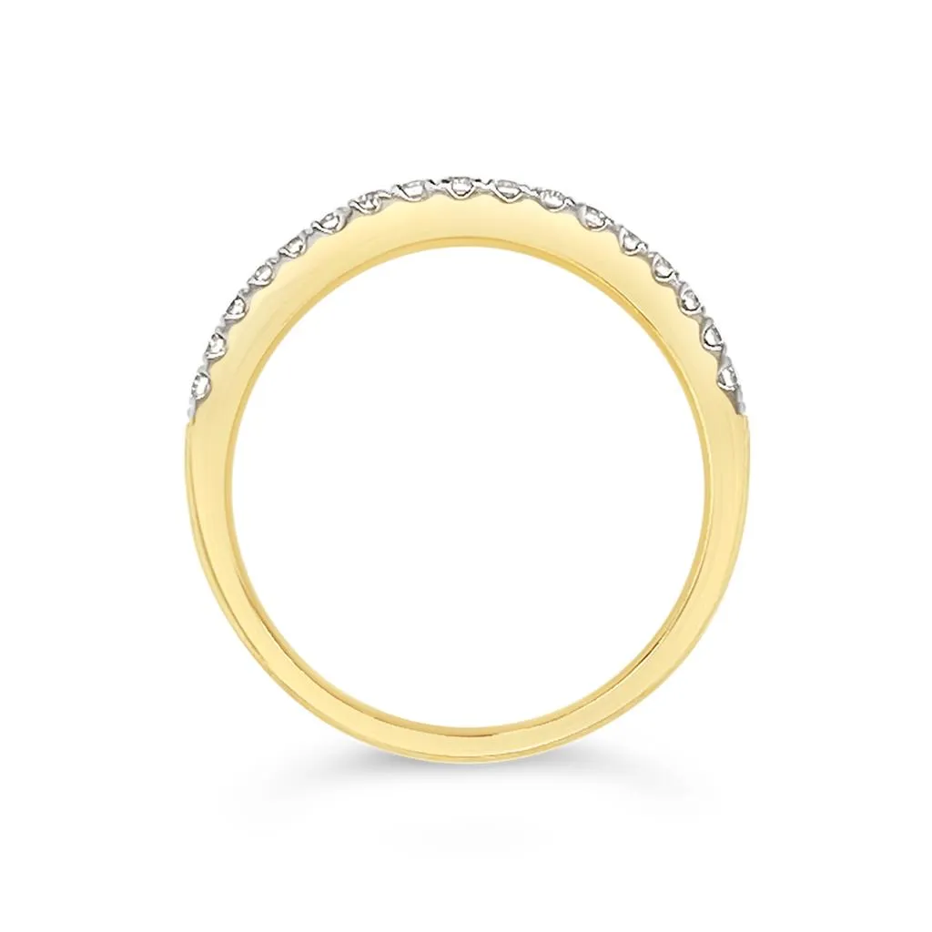 Clara by Martin Binder Diamond Contour Stacking Band (0.21 ct. tw.)