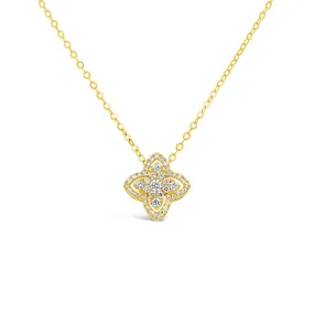 Clara by Martin Binder Diamond Flower Necklace (0.26 ct. tw.)