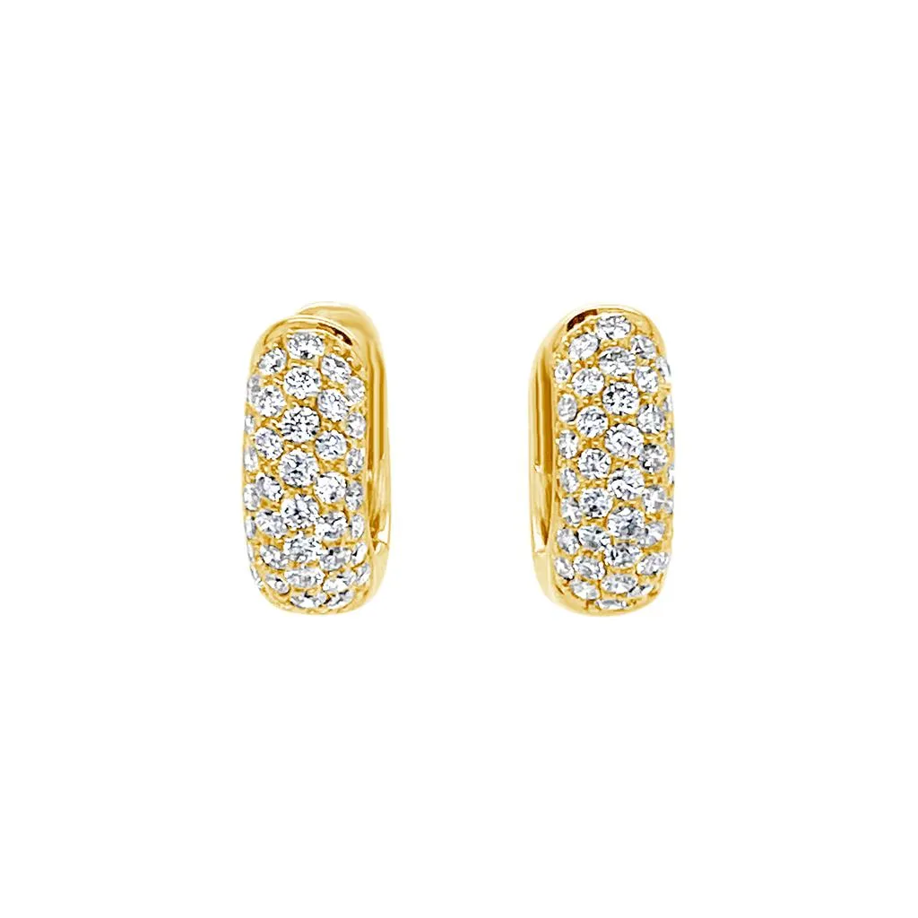 Clara by Martin Binder Diamond Huggie Hoop Earrings (0.62 ct. tw.)