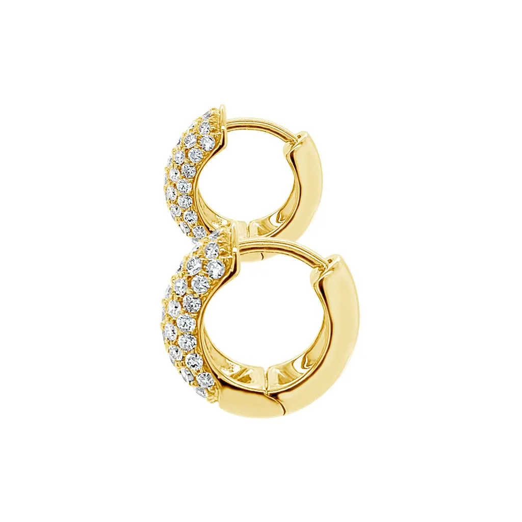 Clara by Martin Binder Diamond Huggie Hoop Earrings (0.62 ct. tw.)