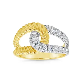 Clara by Martin Binder Diamond Rope Ring (0.98 ct. tw.)