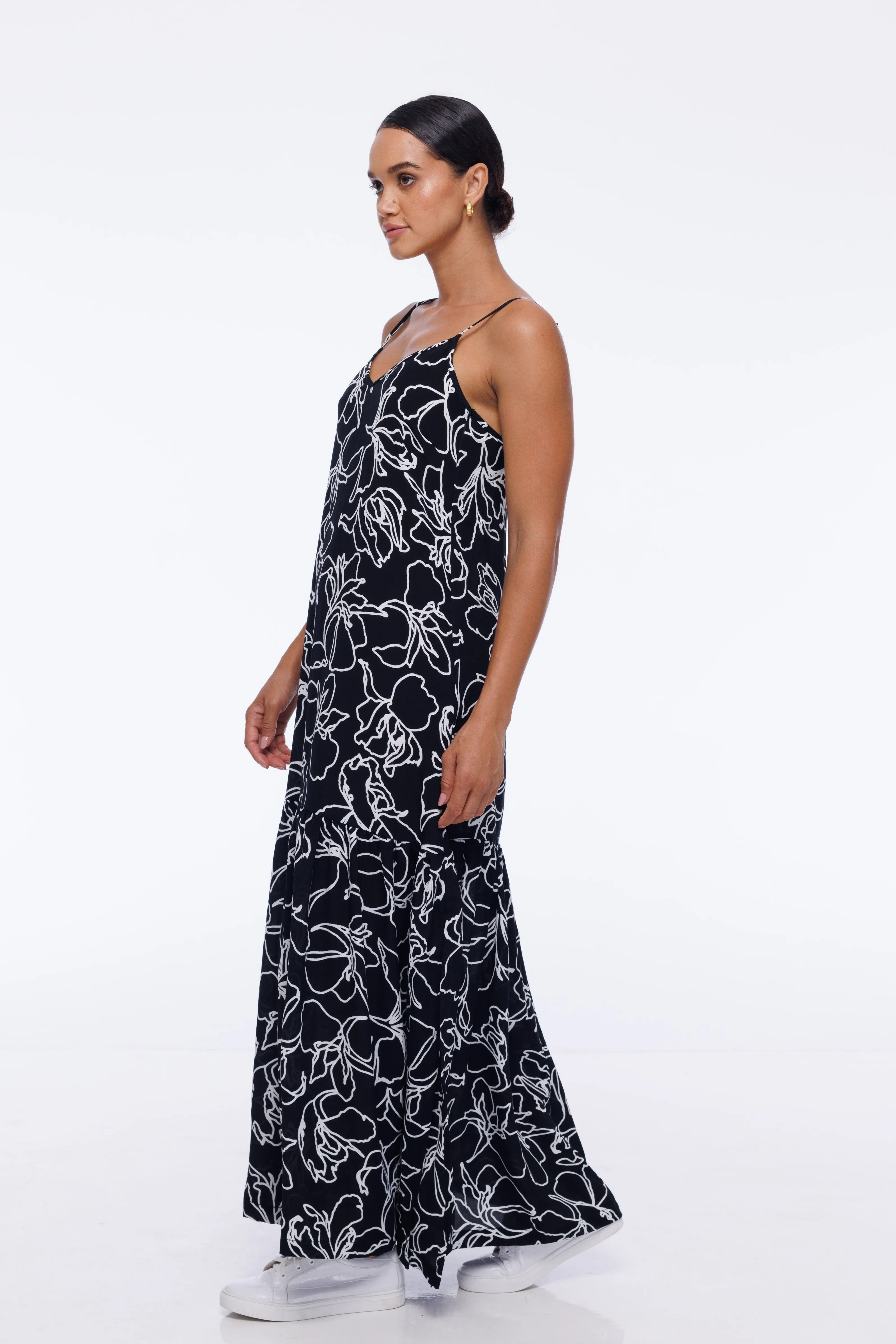 Dallas Maxi - Exclusive Black/White Print