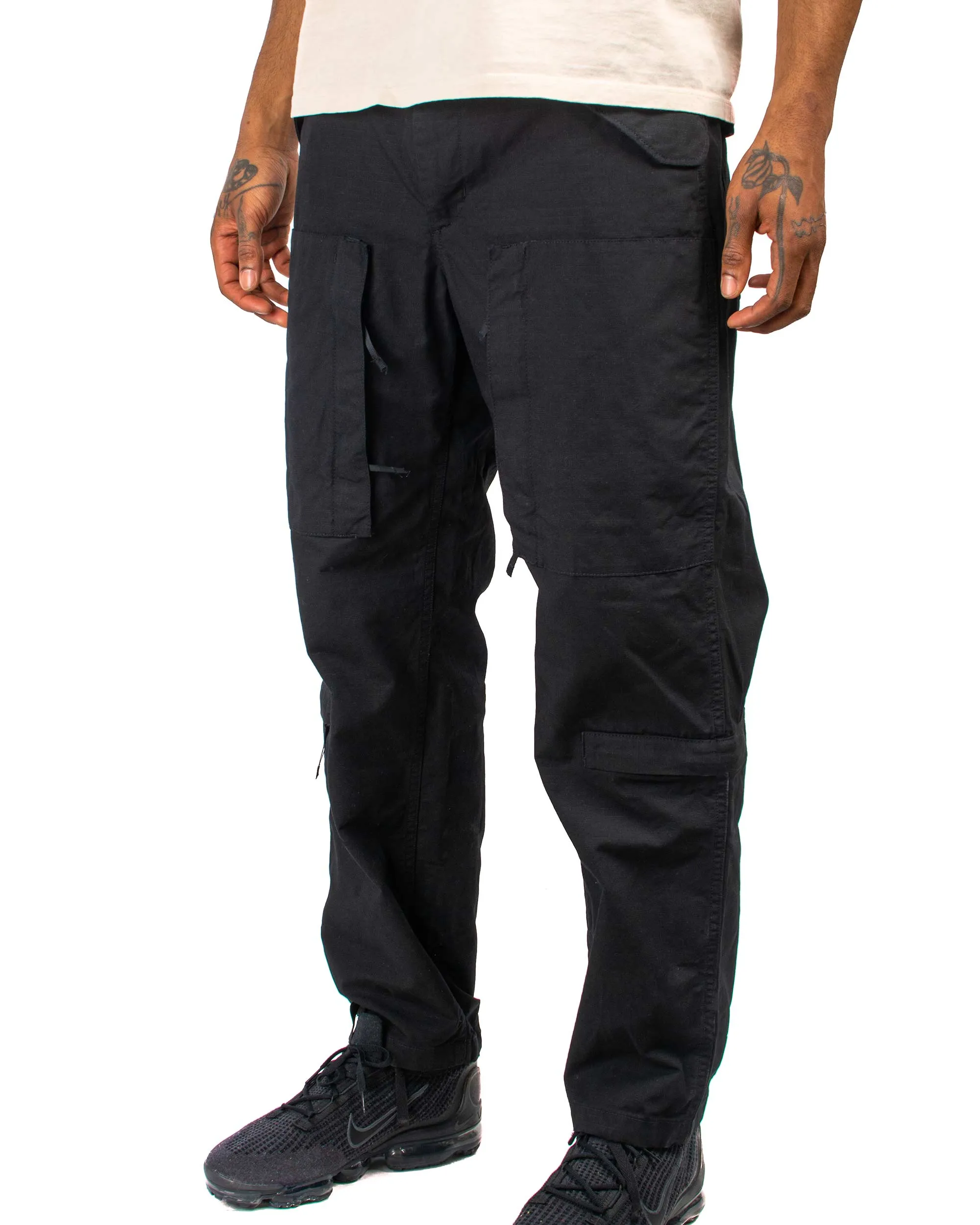 Engineered Garments Aircrew Pant Black Cotton Ripstop