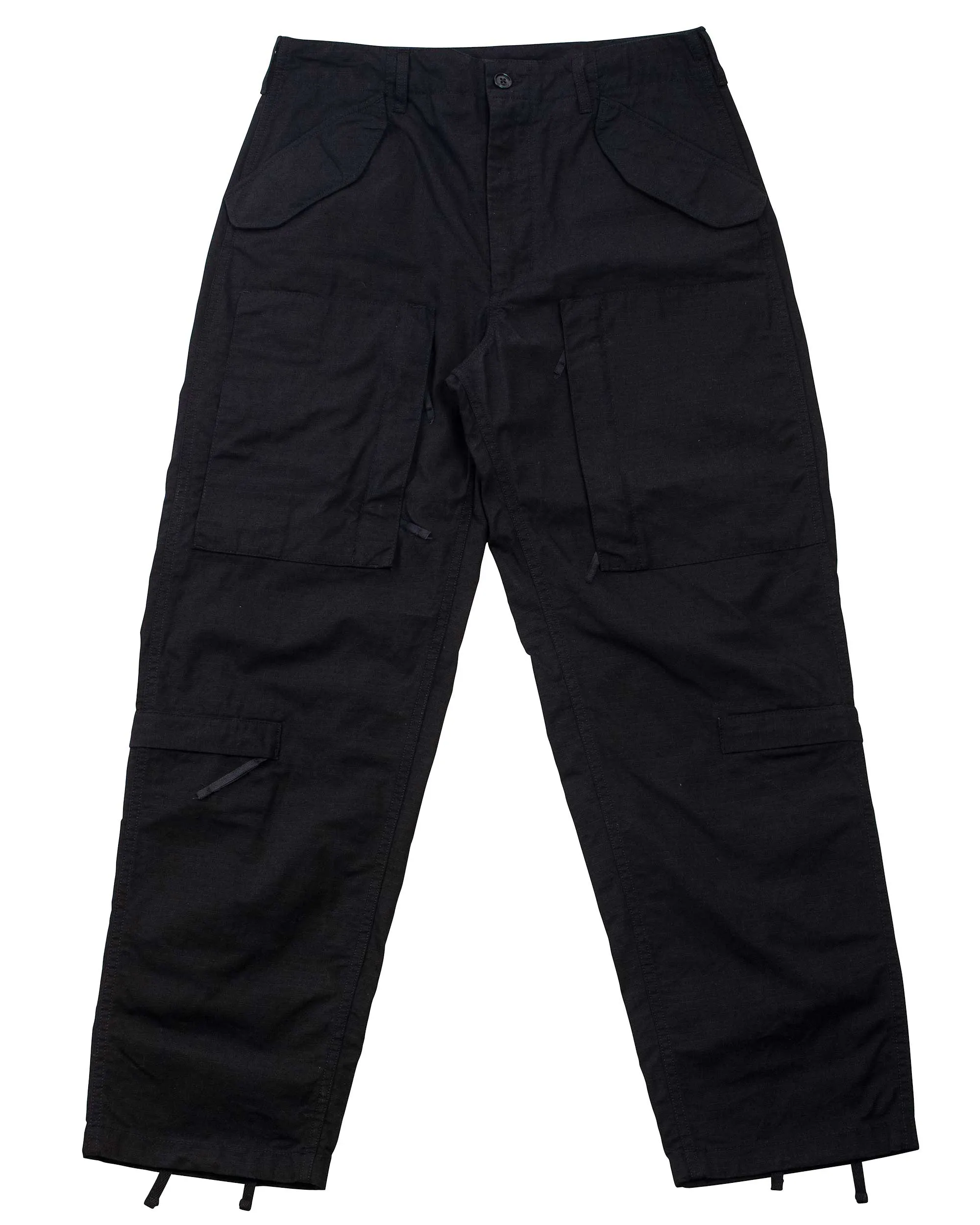 Engineered Garments Aircrew Pant Black Cotton Ripstop