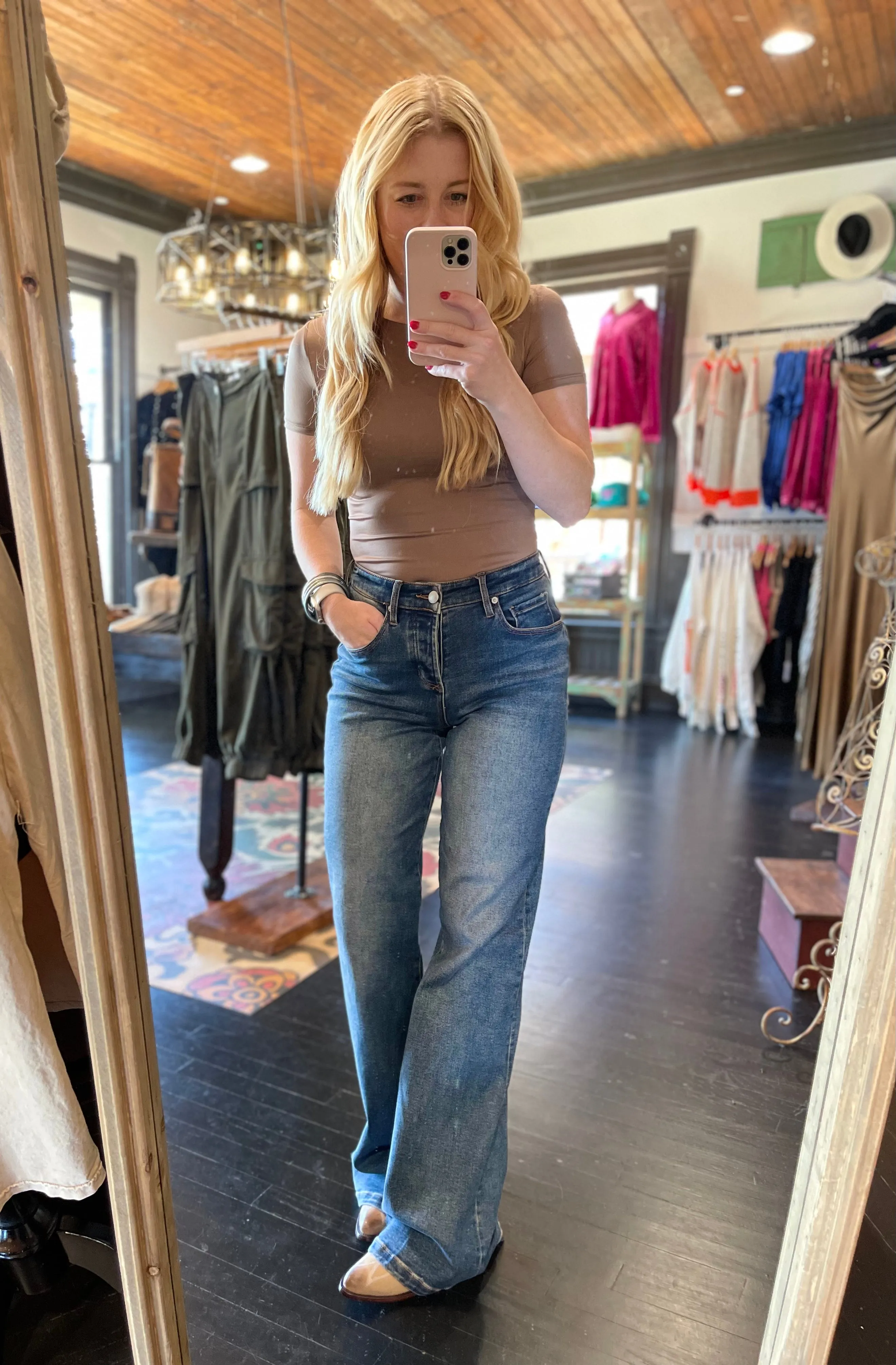 Farrah Wide Leg Jean