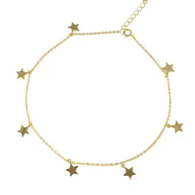 HANGING STARS ANKLET