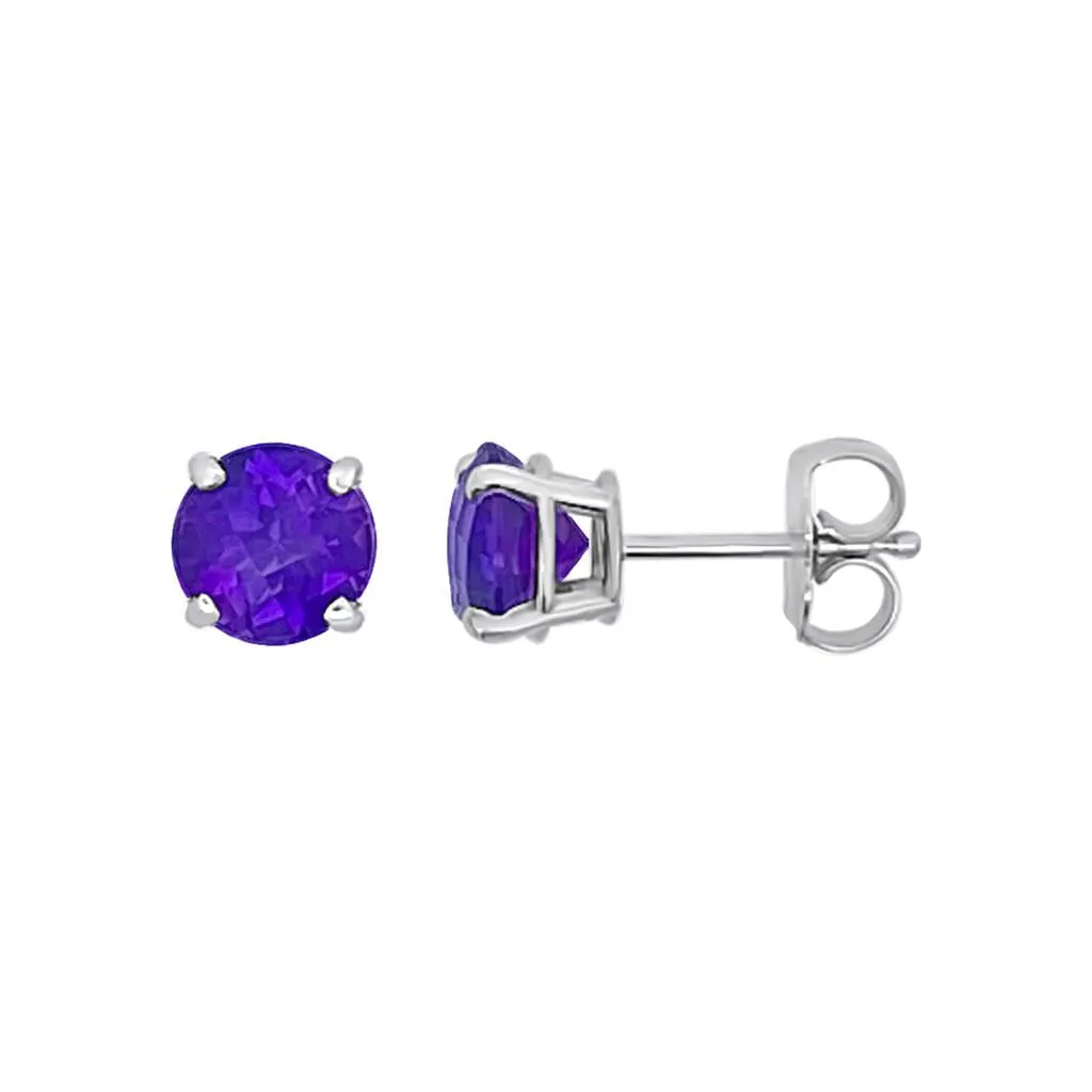 Irisa by Martin Binder Amethyst Stud Earrings