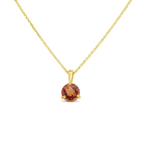 Irisa by Martin Binder Citrine Solitaire Gemstone Necklace