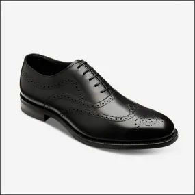 Loake Castlegate Black Calf Leather brogue*