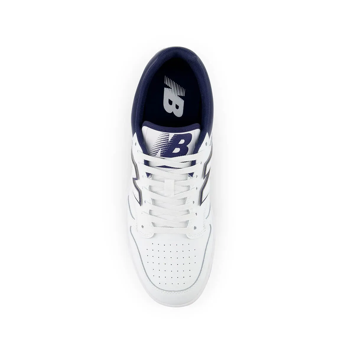 New Balance 480 White - Navy