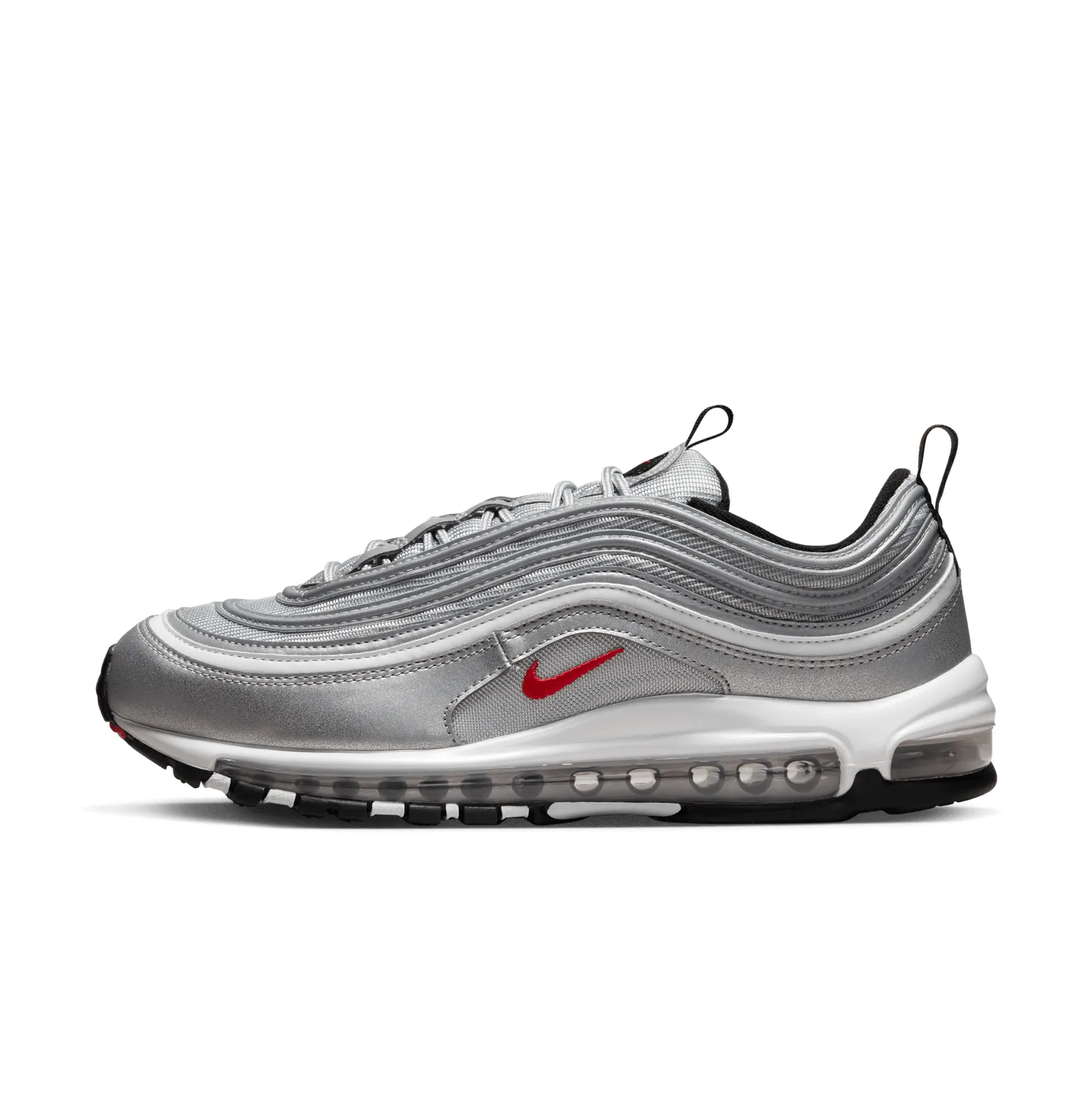 NIKE AIR MAX 97 OG - METALLIC SILVER/UNIVERSITY RED-BLACK