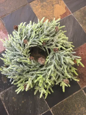 Handcrafted Rustic Pinecone Wreath for All Seasons