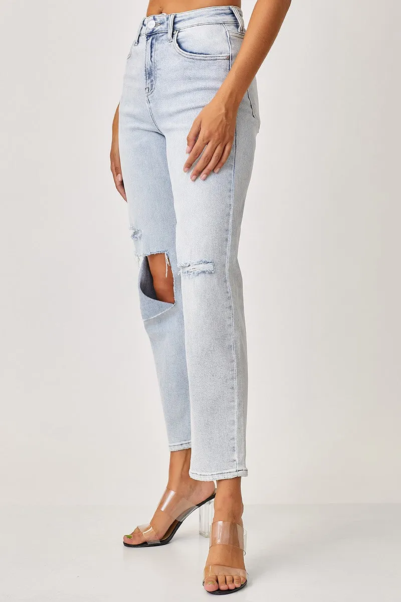 Ready For A Change High Waisted Relaxed Jeans