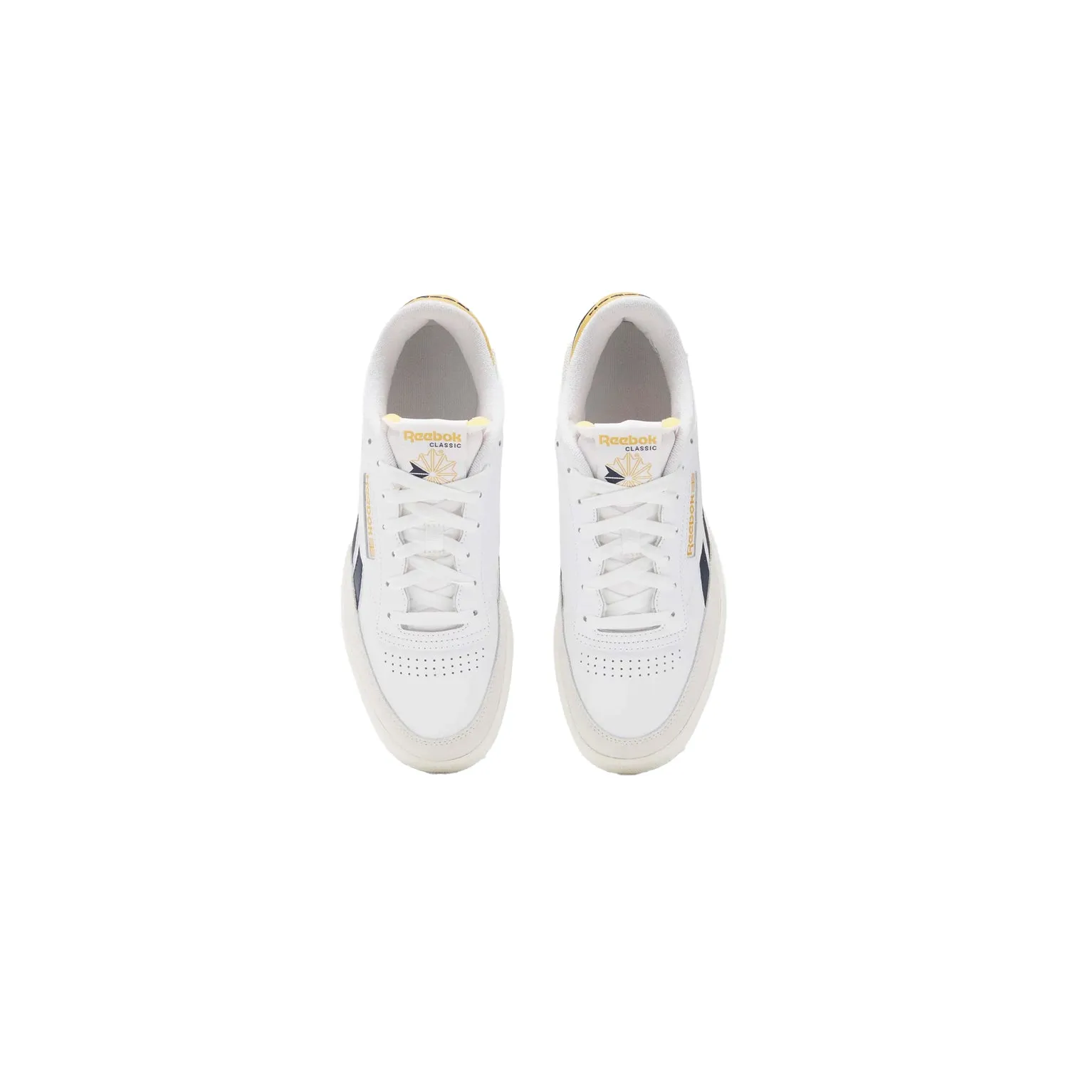 Reebok Club C Revenge - White/Vector Navy/Retro Gold