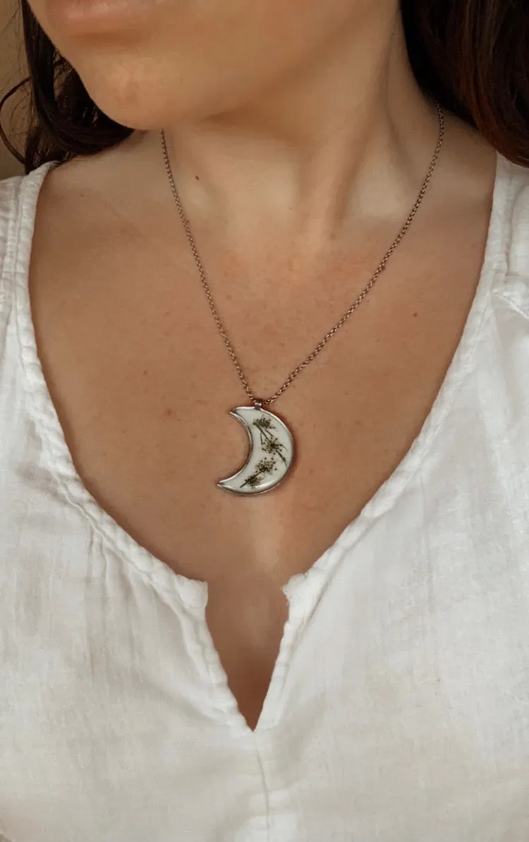 Snow Moon Necklace