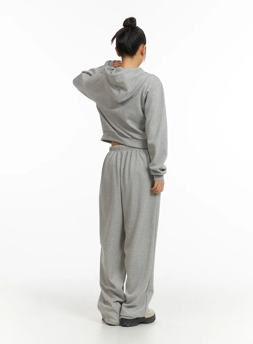 Star Print Straight Leg Sweatpants CJ429