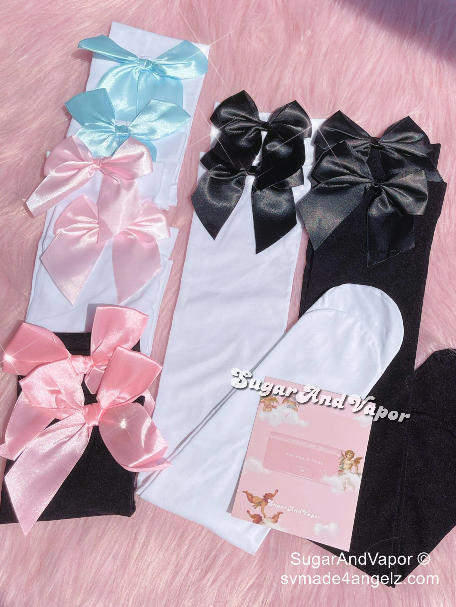 Sweet Bow Thigh Highs Stockings