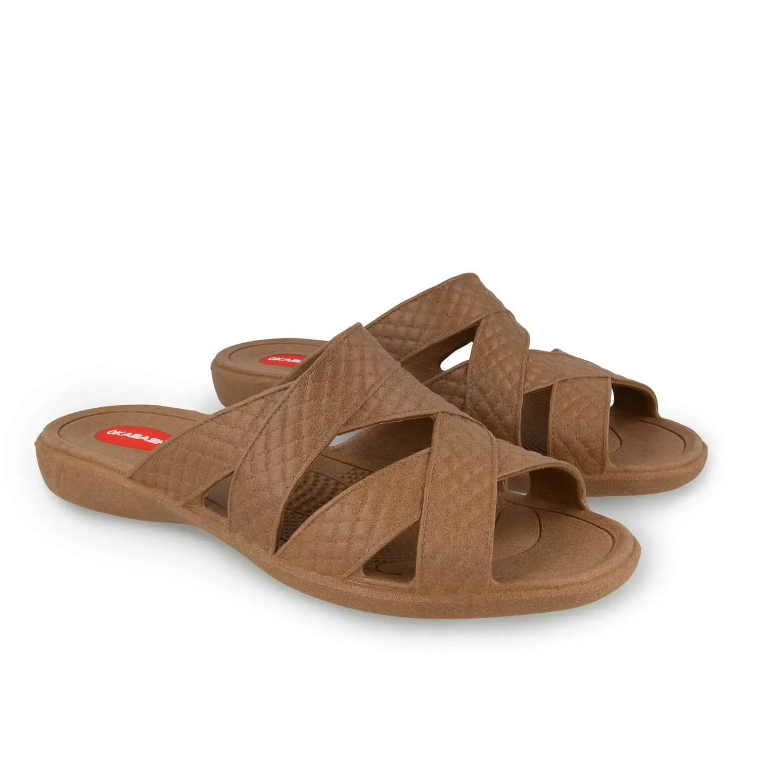 Women's Cross Strap Sandal by Okabashi Made in USA