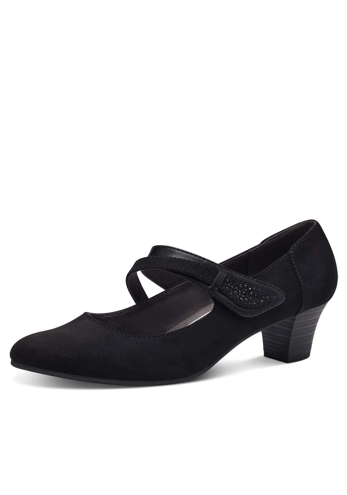 Womens Low Block Heeled Shoe